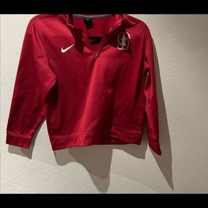nike Stanford youth quarter zip sweatshirt